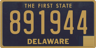 DE license plate 891944