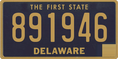 DE license plate 891946