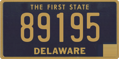 DE license plate 89195