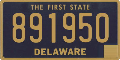 DE license plate 891950