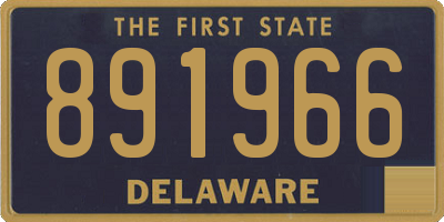 DE license plate 891966