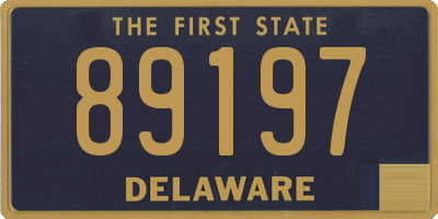 DE license plate 89197