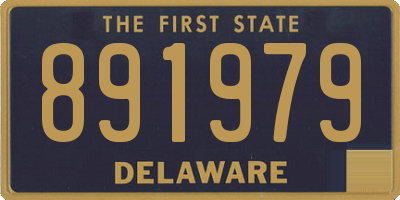 DE license plate 891979