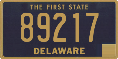 DE license plate 89217