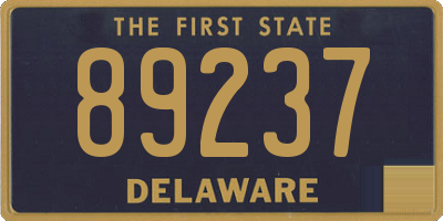 DE license plate 89237