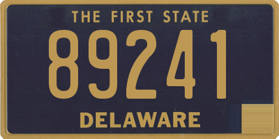 DE license plate 89241