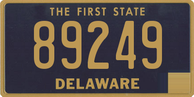 DE license plate 89249