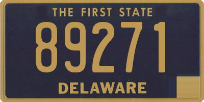 DE license plate 89271