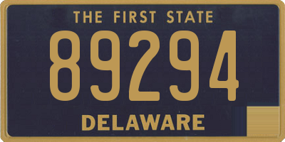DE license plate 89294