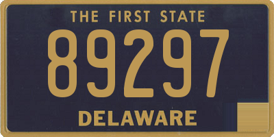 DE license plate 89297