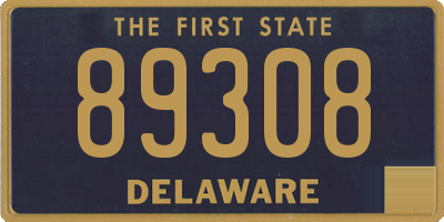 DE license plate 89308