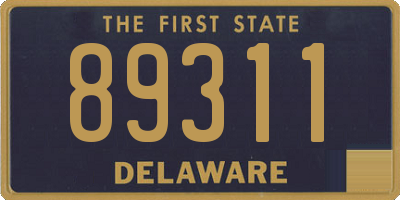 DE license plate 89311