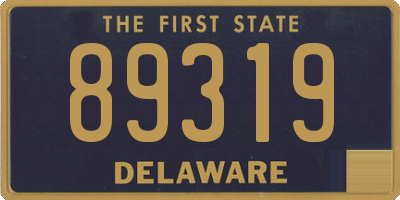 DE license plate 89319