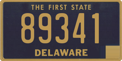 DE license plate 89341