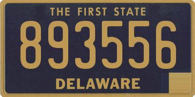 DE license plate 893556