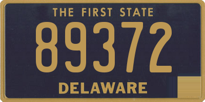 DE license plate 89372