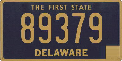 DE license plate 89379