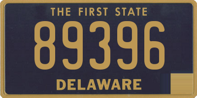 DE license plate 89396