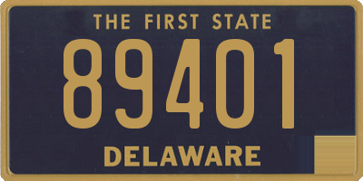 DE license plate 89401