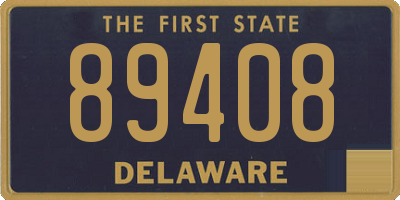 DE license plate 89408