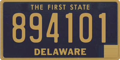 DE license plate 894101