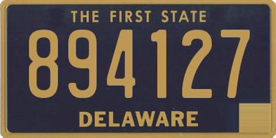 DE license plate 894127