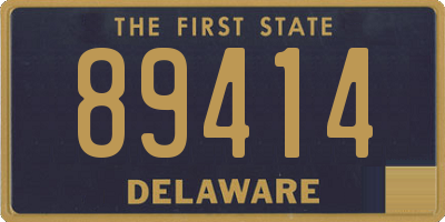 DE license plate 89414