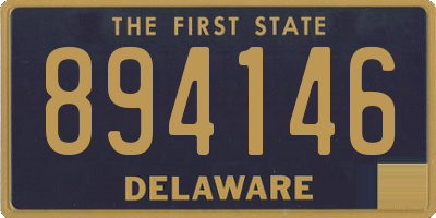 DE license plate 894146