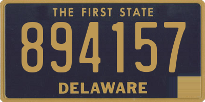DE license plate 894157