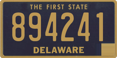 DE license plate 894241