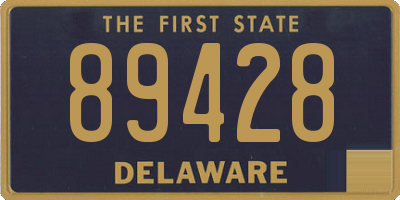 DE license plate 89428