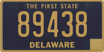 DE license plate 89438