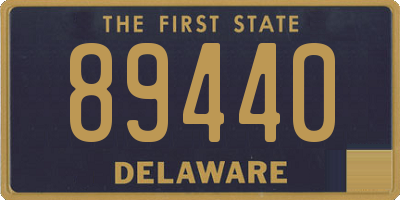 DE license plate 89440