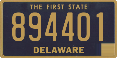 DE license plate 894401