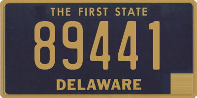 DE license plate 89441