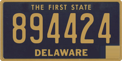 DE license plate 894424