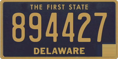 DE license plate 894427