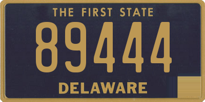 DE license plate 89444