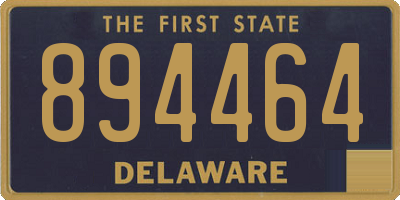 DE license plate 894464