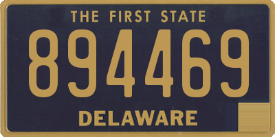 DE license plate 894469