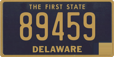 DE license plate 89459