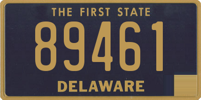 DE license plate 89461