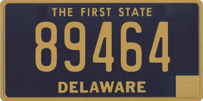 DE license plate 89464