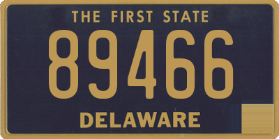 DE license plate 89466