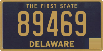 DE license plate 89469