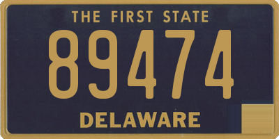 DE license plate 89474