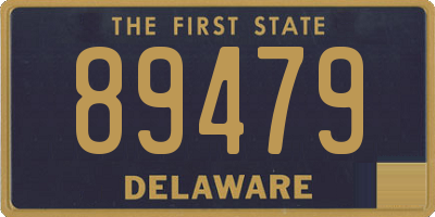 DE license plate 89479