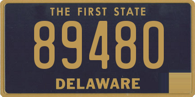 DE license plate 89480