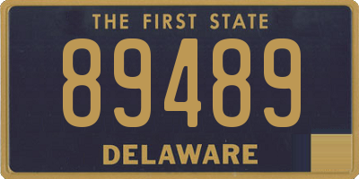 DE license plate 89489