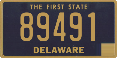 DE license plate 89491